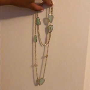 Light blue stone Kendra Scott necklace
